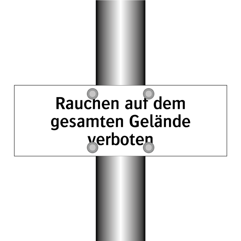 Rauchen auf dem gesamten Gelände verboten