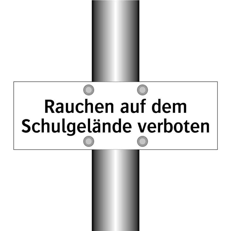Rauchen auf dem Schulgelände verboten