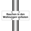 Rauchen in den Wohnungen verboten