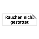 Rauchen nicht gestattet