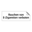 Rauchen von E-Zigaretten verboten