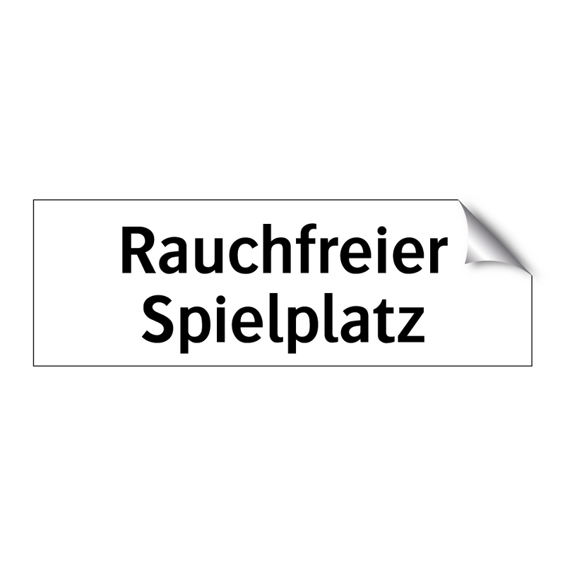 Rauchfreier Spielplatz