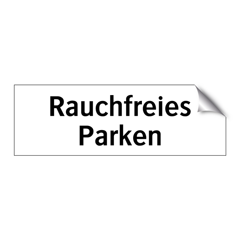 Rauchfreies Parken