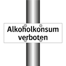 Alkoholkonsum verboten