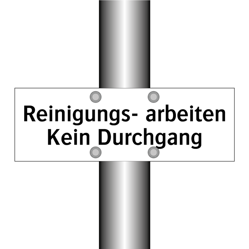 Reinigungs- arbeiten Kein Durchgang