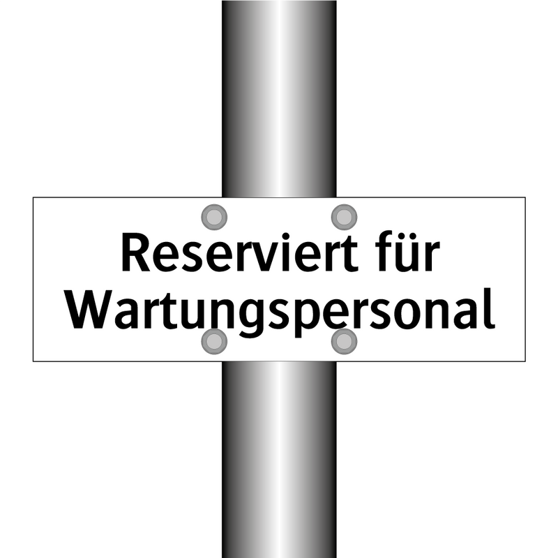 Reserviert für Wartungspersonal