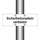 Sicherheitsnadeln verboten