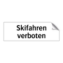 Skifahren verboten
