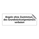 Angeln ohne Zustimmung des Grundstückseigentümers verboten