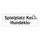 Spielplatz Kein Hundeklo