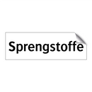 Sprengstoffe