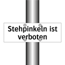 Stehpinkeln ist verboten
