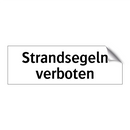 Strandsegeln verboten