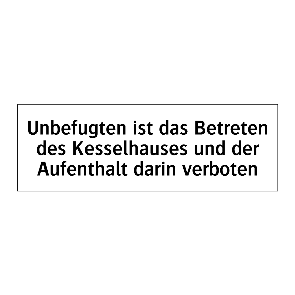 STROBO - 2 cartelli XXL per la privacy Unbefugten ist das Entreten und