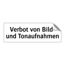 Verbot von Bild- und Tonaufnahmen