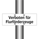 Verboten für Flurförderzeuge