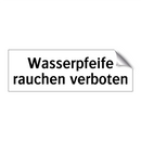 Wasserpfeife rauchen verboten