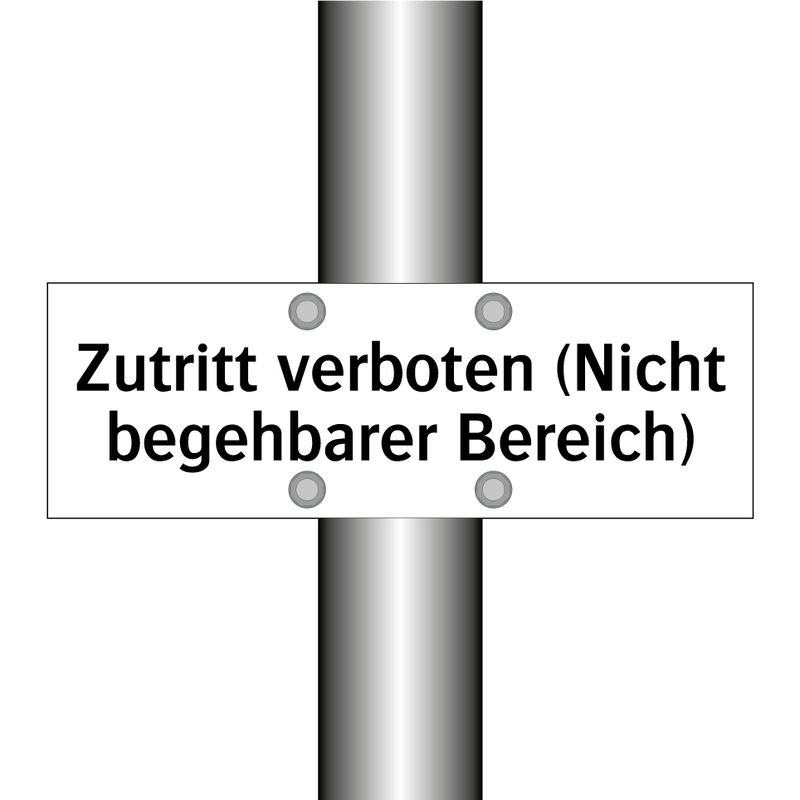 Zutritt verboten (Nicht begehbarer Bereich)