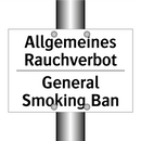 Allgemeines Rauchverbot - General Smoking Ban