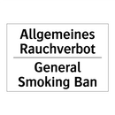Allgemeines Rauchverbot - General Smoking Ban