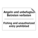 Angeln und unbefugtes Betreten /.../ - Fishing and unauthorized entry /.../