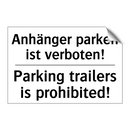 Anhänger parken ist verboten! - Parking trailers is prohibited!/.../