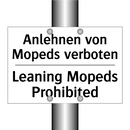 Anlehnen von Mopeds verboten - Leaning Mopeds Prohibited