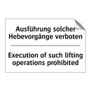 Ausführung solcher Hebevorgänge /.../ - Execution of such lifting operations /.../