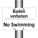 Baden verboten - No Swimming