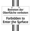 Betreten der Oberfläche verboten/.../ - Forbidden to Enter the Surface