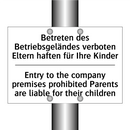 Betreten des Betriebsgeländes /.../ - Entry to the company premises /.../