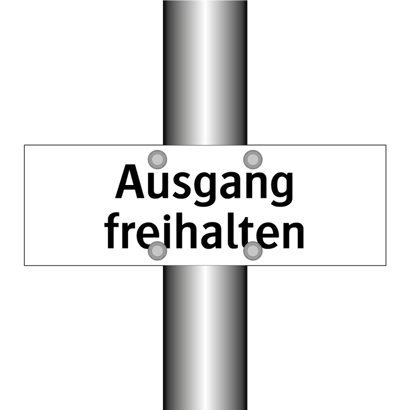 Ausgang freihalten