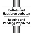 Betteln und Hausieren verboten - Begging and Peddling Prohibited/.../