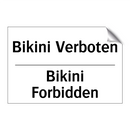 Bikini Verboten - Bikini Forbidden