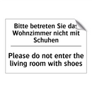 Bitte betreten Sie das Wohnzimmer /.../ - Please do not enter the living /.../