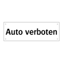 Auto verboten