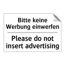 Bitte keine Werbung einwerfen - Please do not insert advertising/.../