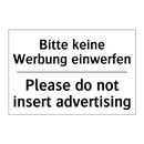 Bitte keine Werbung einwerfen - Please do not insert advertising/.../