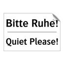Bitte Ruhe! - Quiet Please!