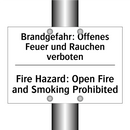 Brandgefahr: Offenes Feuer und /.../ - Fire Hazard: Open Fire and Smoking /.../