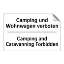Camping und Wohnwagen verboten - Camping and Caravanning Forbidden/.../