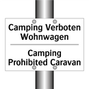 Camping Verboten Wohnwagen - Camping Prohibited Caravan