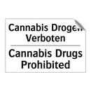 Cannabis Drogen Verboten - Cannabis Drugs Prohibited