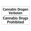 Cannabis Drogen Verboten - Cannabis Drugs Prohibited