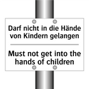 Darf nicht in die Hände von Kindern /.../ - Must not get into the hands of /.../