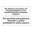 Das Abfeuern und Zünden von Feuerwerkskörpern /.../ - The launching and igniting of /.../
