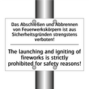 Das Abschießen und Abbrennen von /.../ - The launching and igniting of /.../