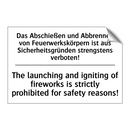 Das Abschießen und Abbrennen von /.../ - The launching and igniting of /.../