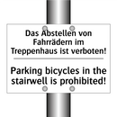 Das Abstellen von Fahrrädern im /.../ - Parking bicycles in the stairwell /.../