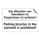 Das Abstellen von Fahrrädern im /.../ - Parking bicycles in the stairwell /.../
